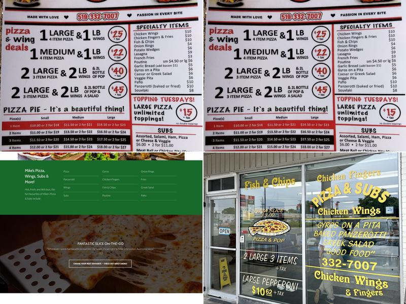 Mike's Pizza and Subs Menu
