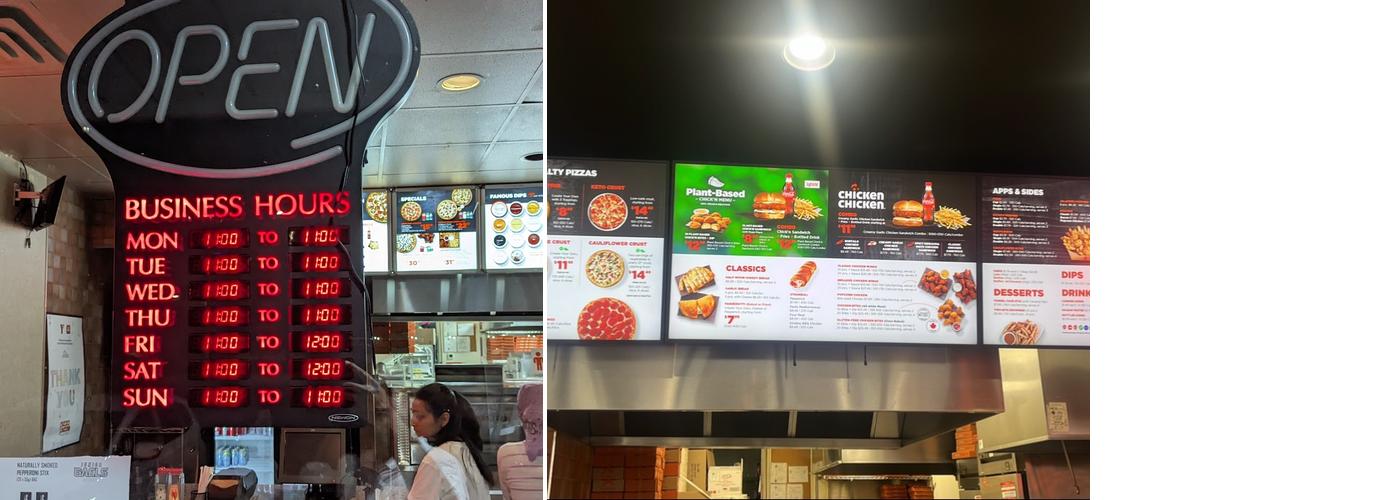 Pizza Pizza Menu
