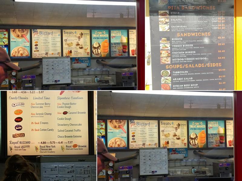 Dairy Queen (Treat) Menu