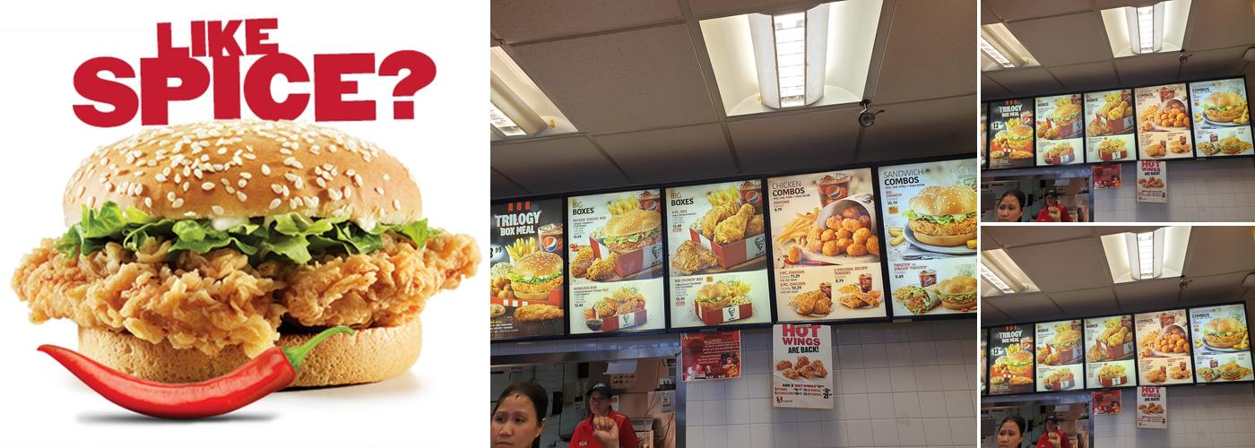 KFC Menu