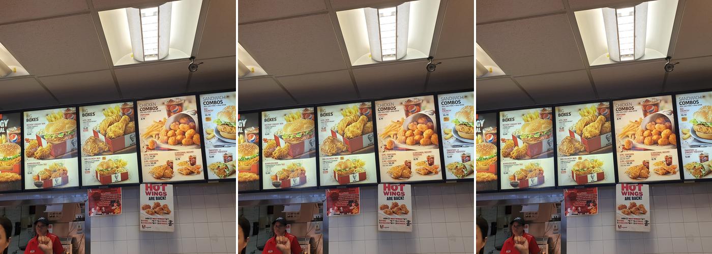 KFC Menu