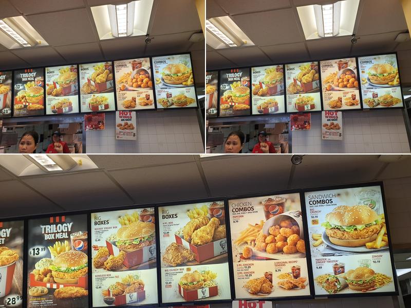 KFC Menu