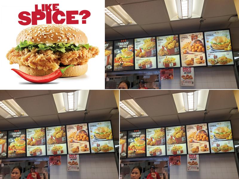 KFC Menu