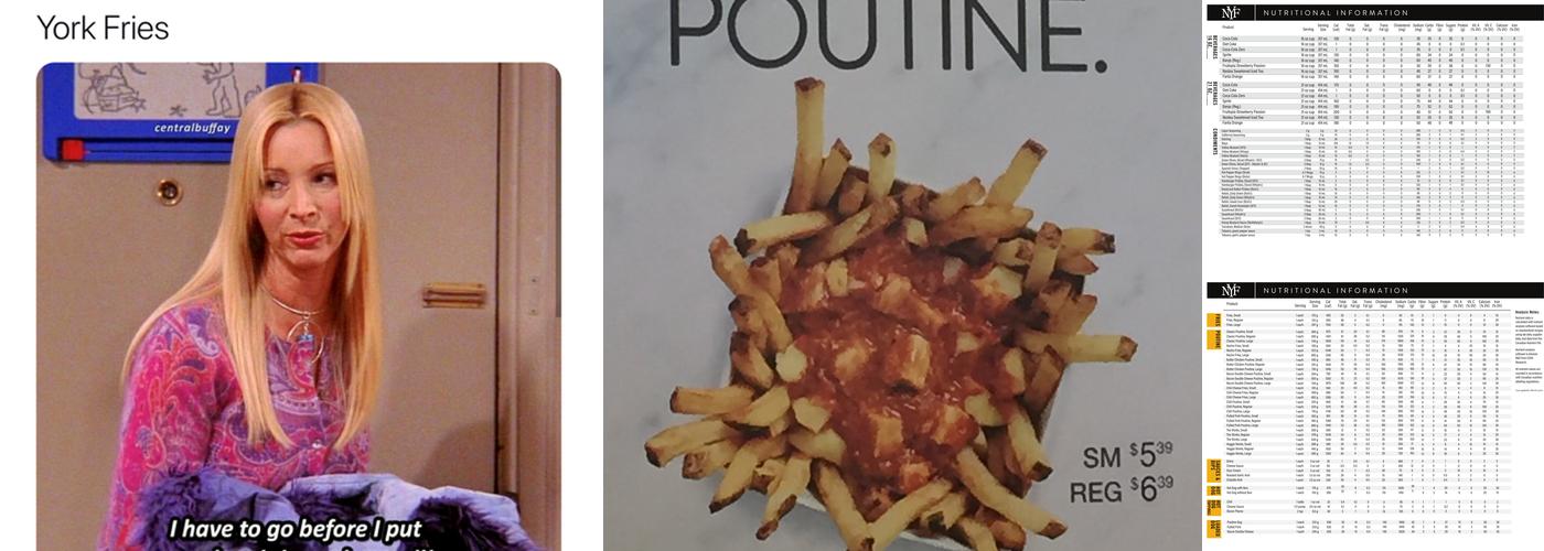 New York Fries Coquitlam Centre Menu