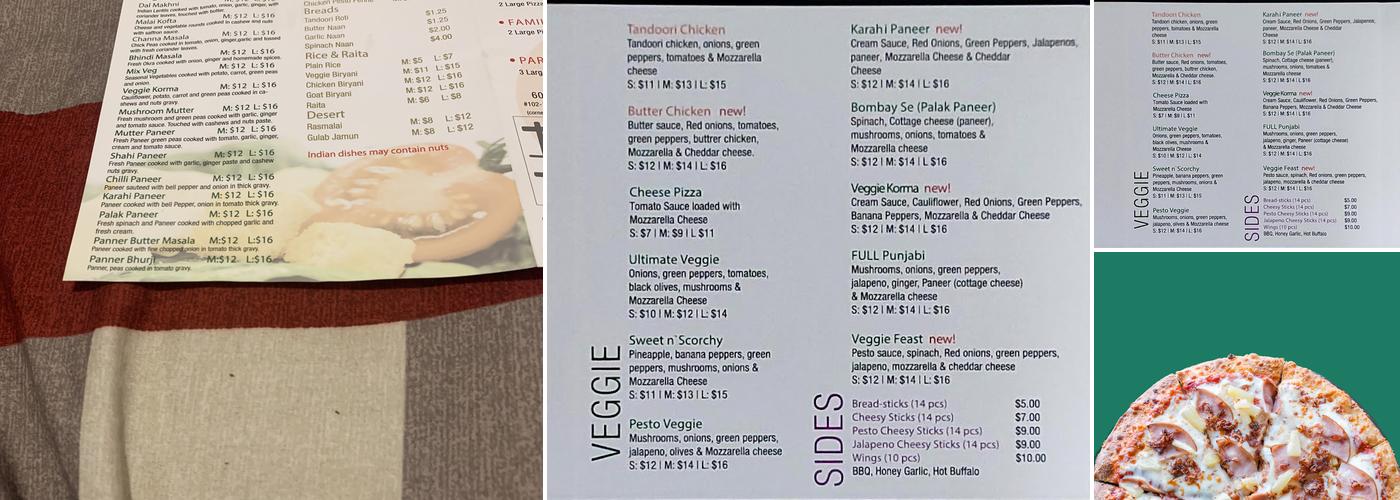 Top in Town Pizza & Wings Menu