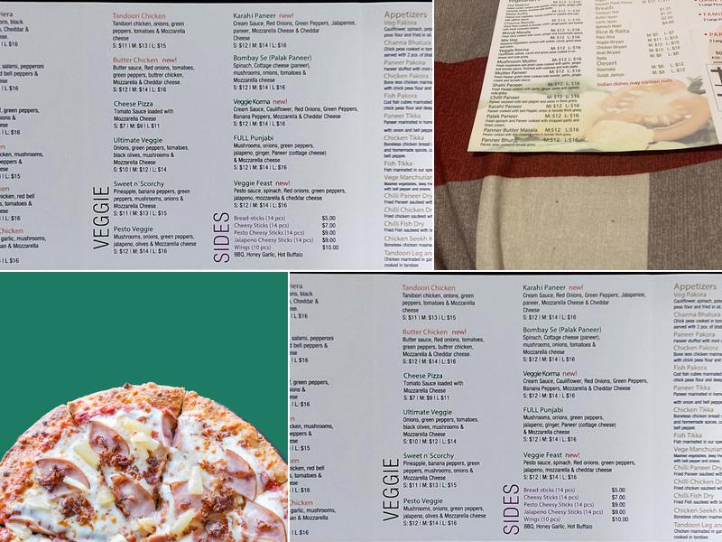 Top in Town Pizza & Wings Menu