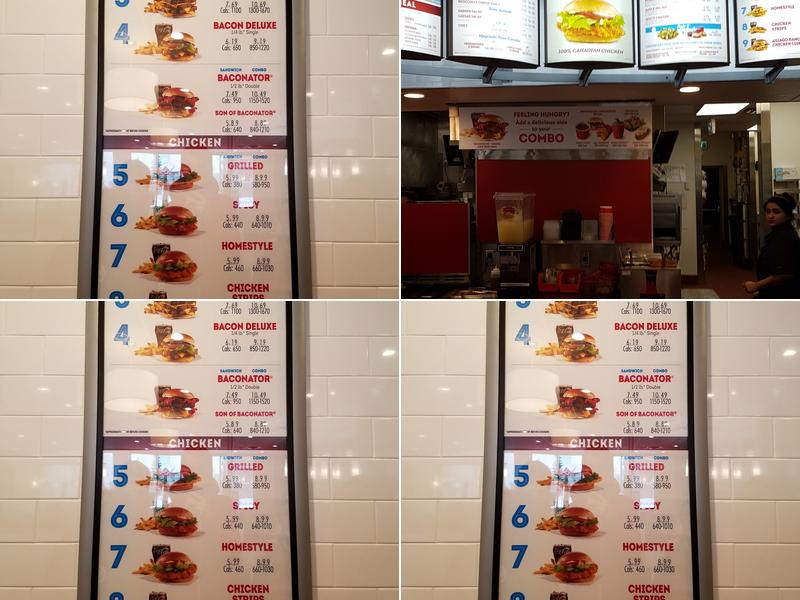 Wendy's Menu