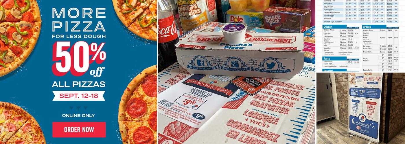 Domino's Pizza Menu