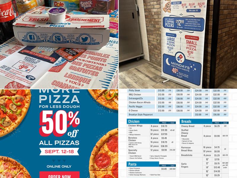 Domino's Pizza Menu
