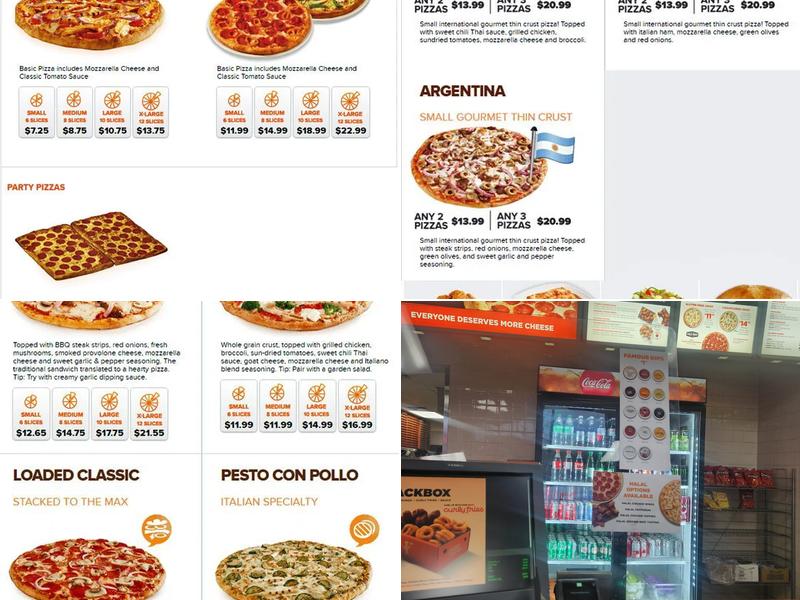 Pizza Pizza Menu