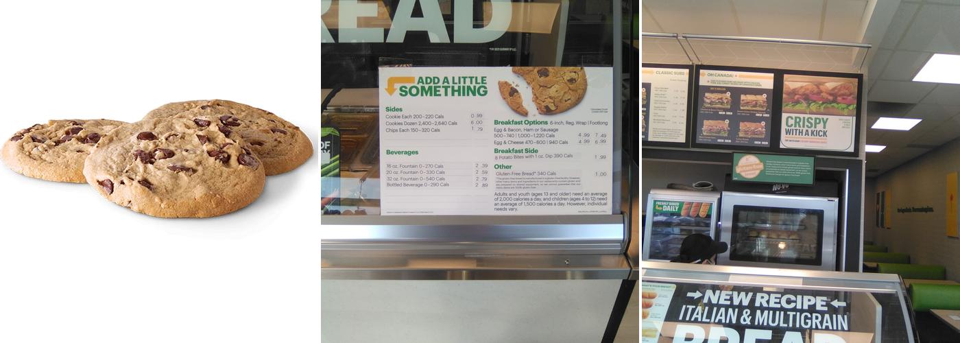 Subway Menu