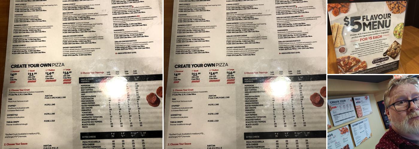 Pizza Hut Menu