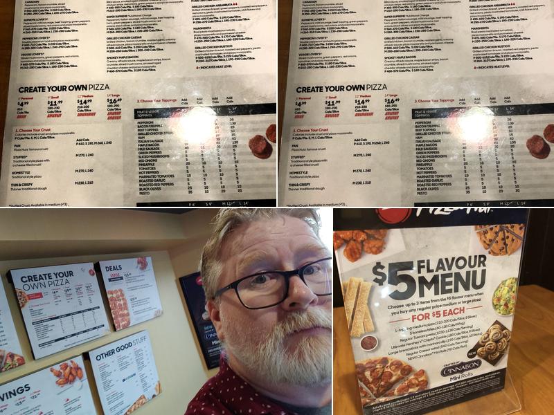Pizza Hut Menu