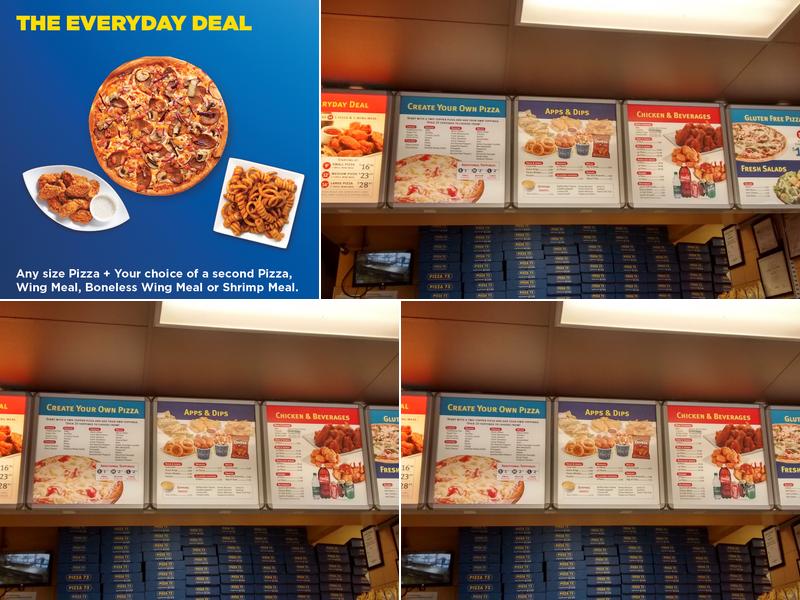Pizza 73 Menu