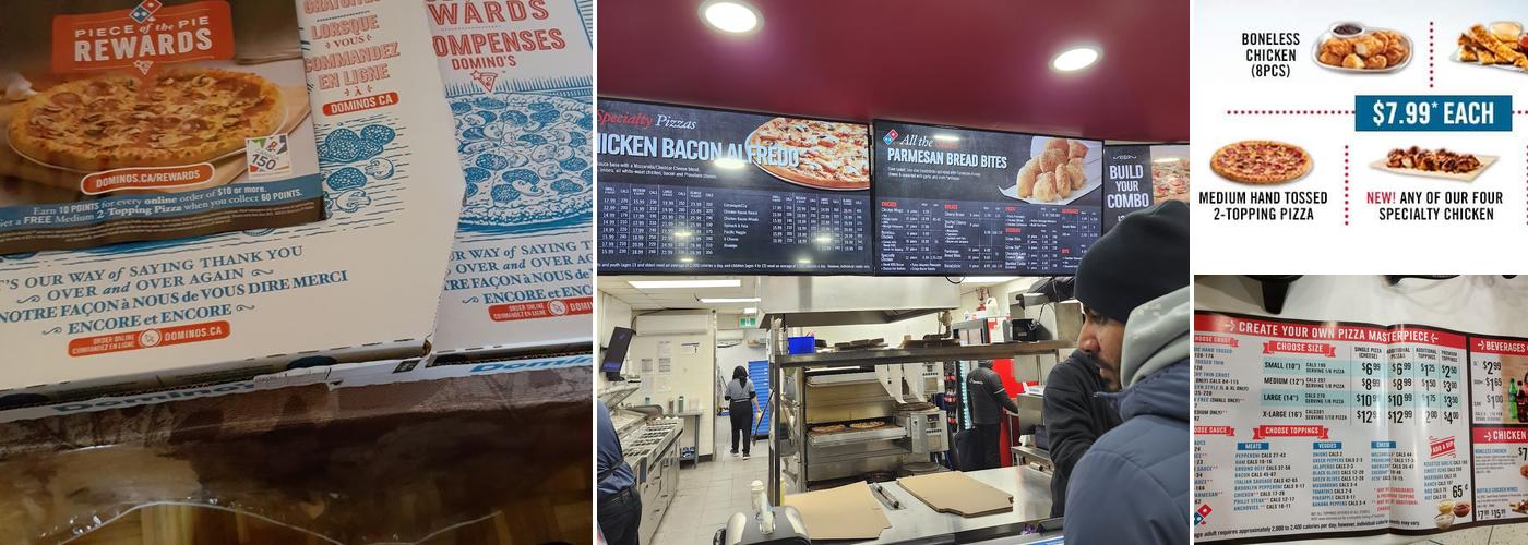 Domino's Pizza Menu