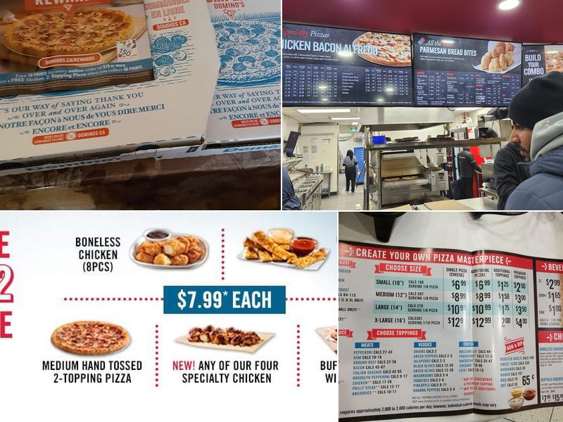 Domino's Pizza Menu