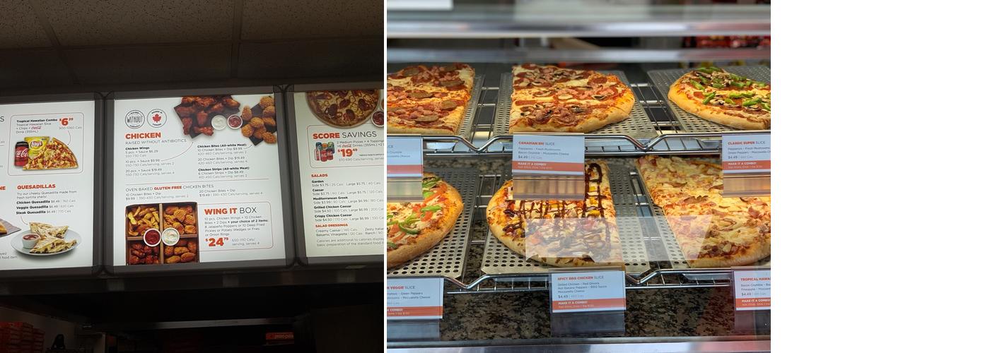 Pizza Pizza Menu