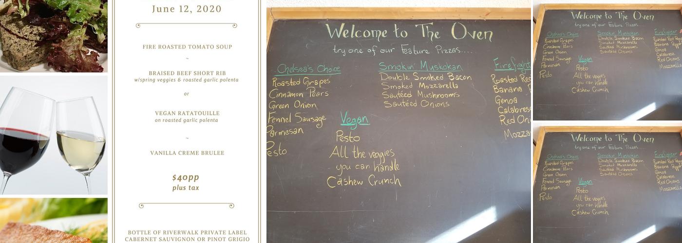 The Oven Woodfire Pizza Menu