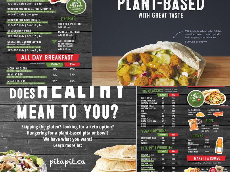 Pita Pit Menu