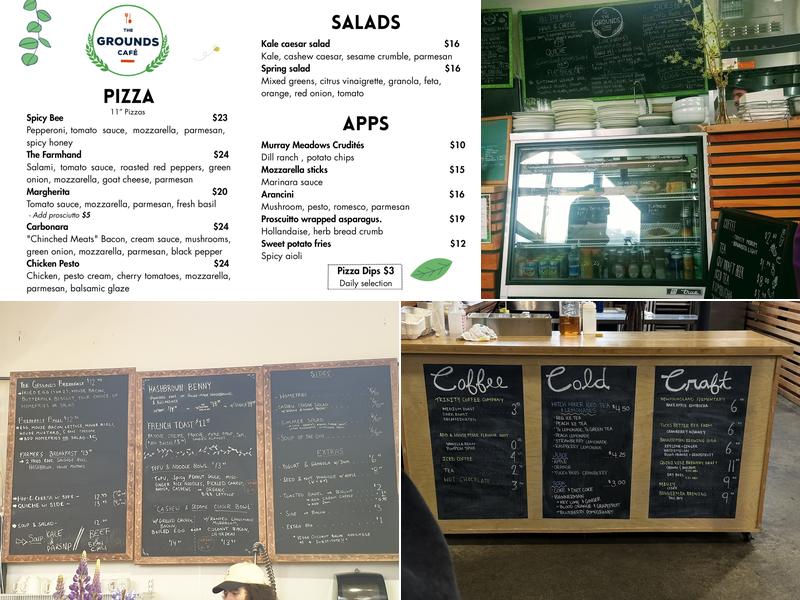 The Grounds Cafe Menu