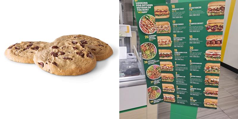 Subway Menu