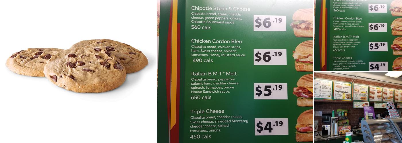 Subway Menu