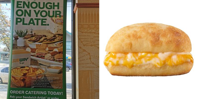 Subway Menu