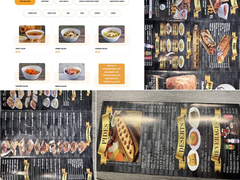 Berlin Doner & Kebab Menu