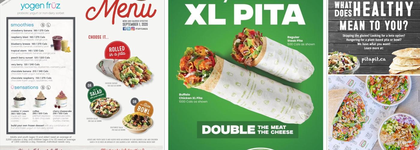 Pita Pit Menu