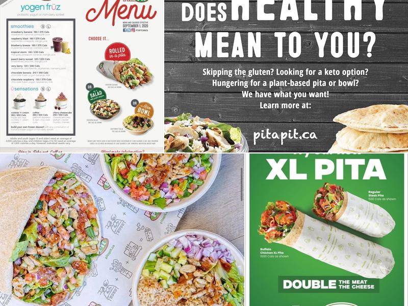 Pita Pit Menu