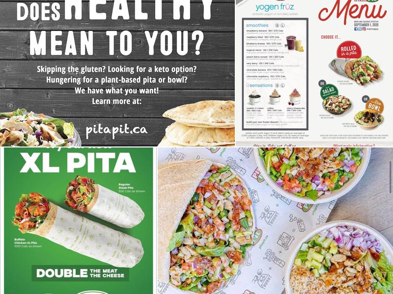 Pita Pit Menu