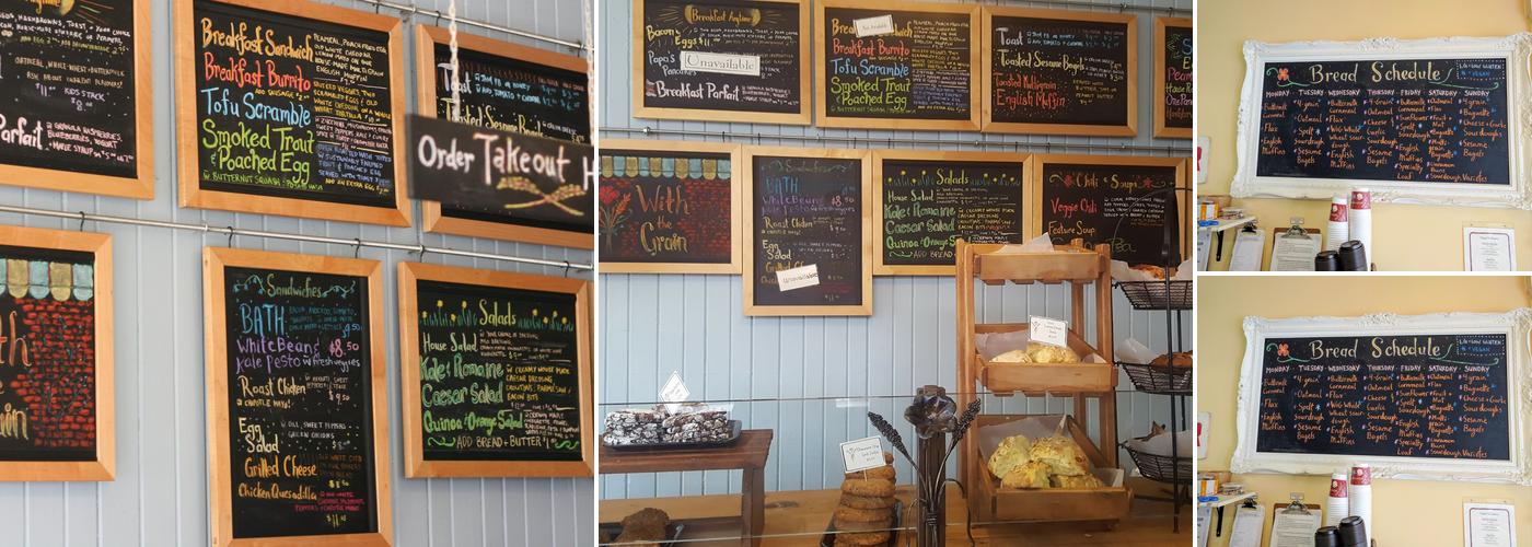 With the Grain Bakery Menu