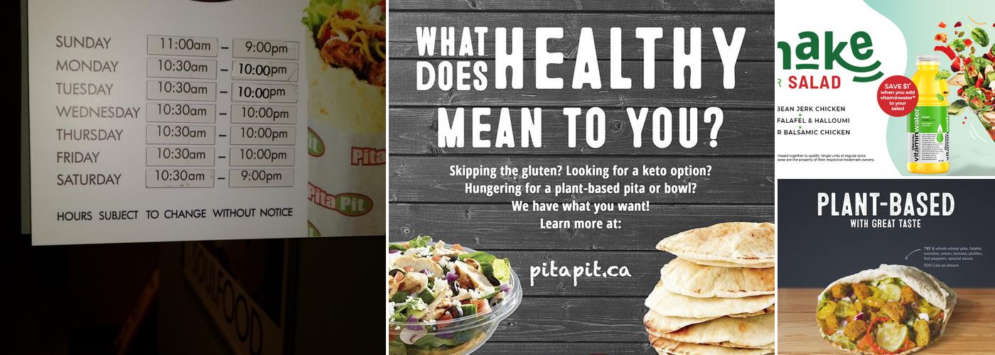 Pita Pit Menu