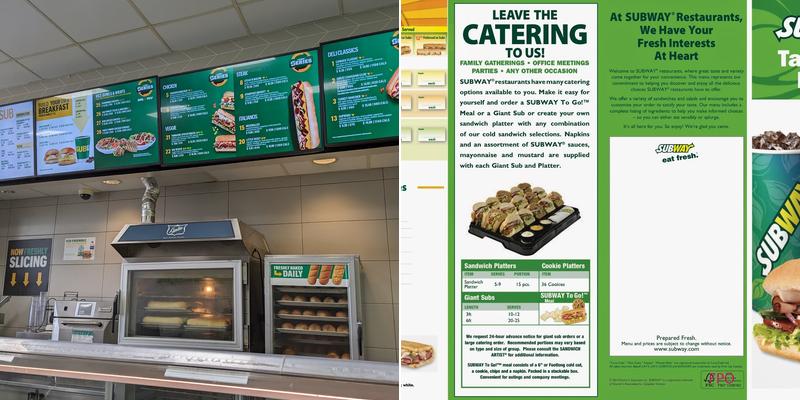 Subway Menu