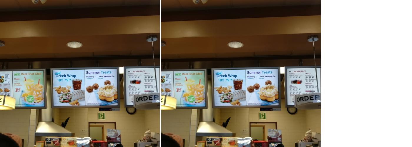 Tim Hortons Menu