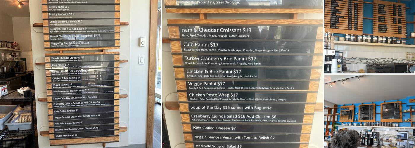 Bluebird Café Menu