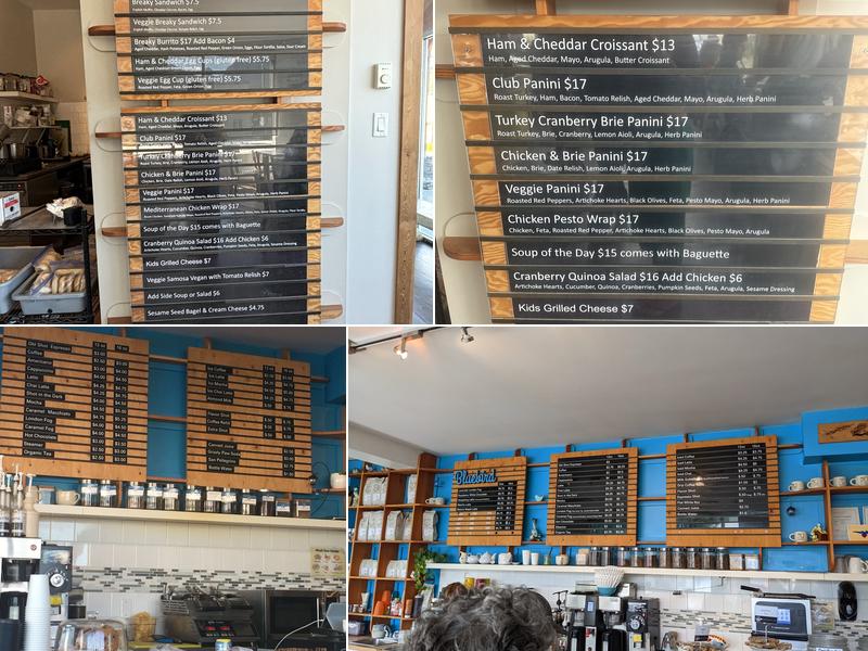 Bluebird Café Menu