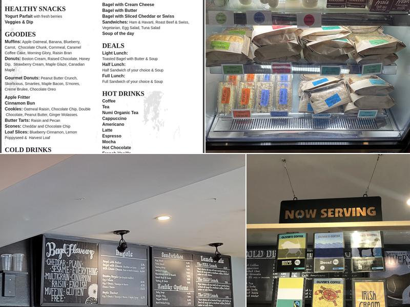 Oliver's Coffee Menu