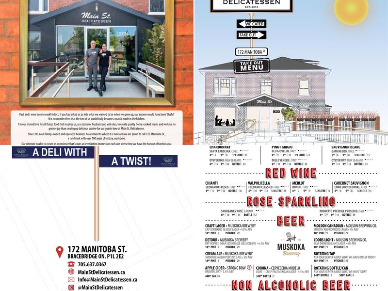 Main St. Delicatessen Menu