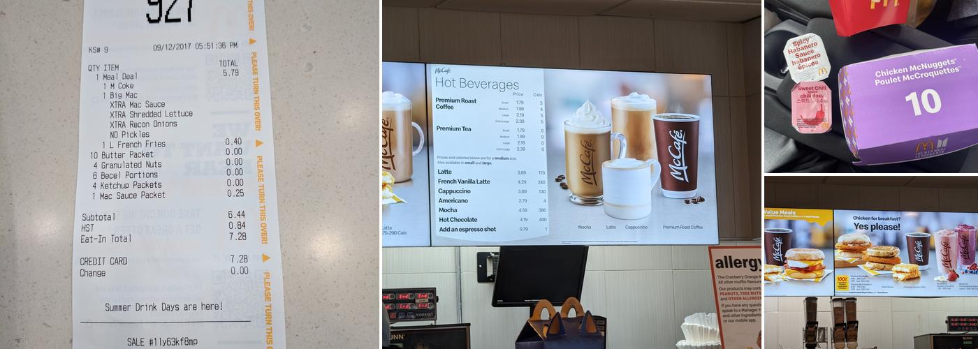 McDonald's Menu