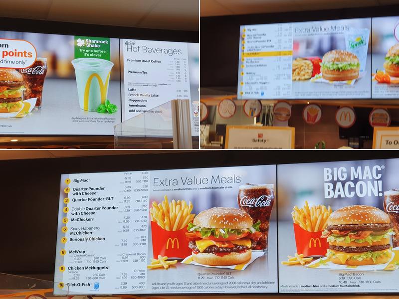 McDonald's Menu