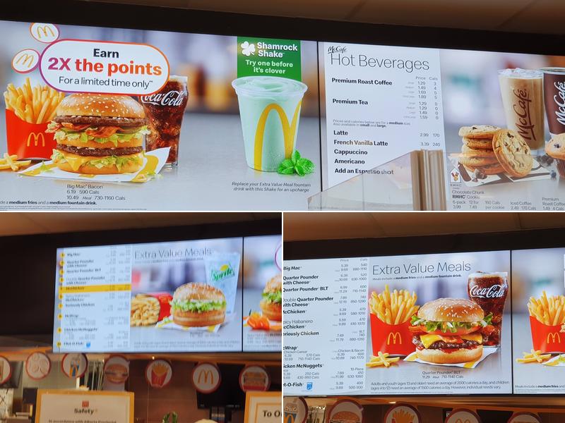 McDonald's Menu