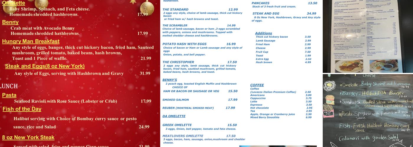 The Hideout Diner Menu