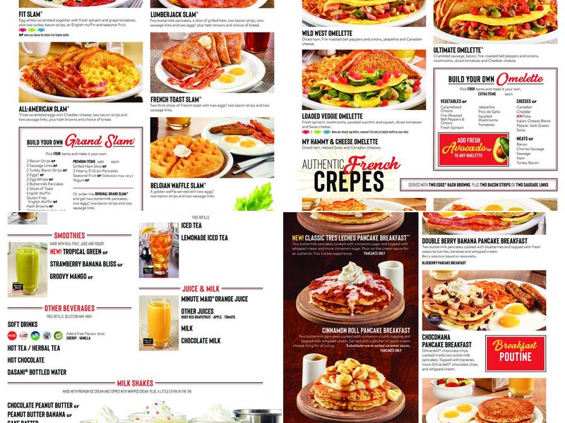 Denny's Menu