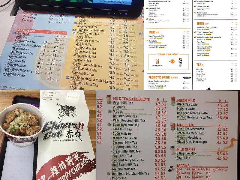 CoCo Fresh Tea & Juice London Menu