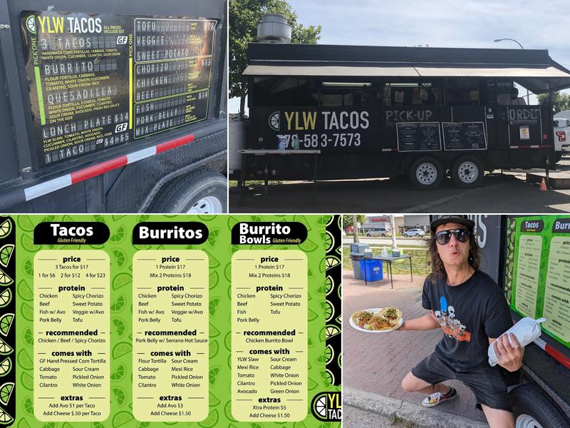 YLW Tacos Menu
