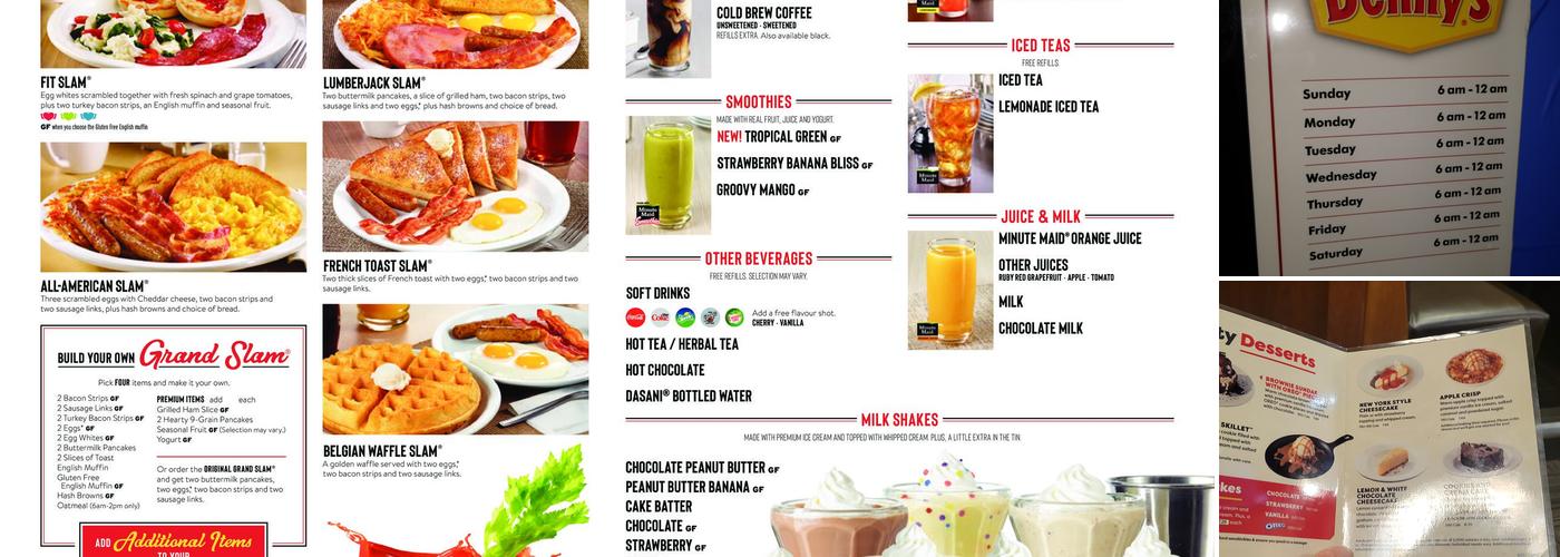 Denny's Menu
