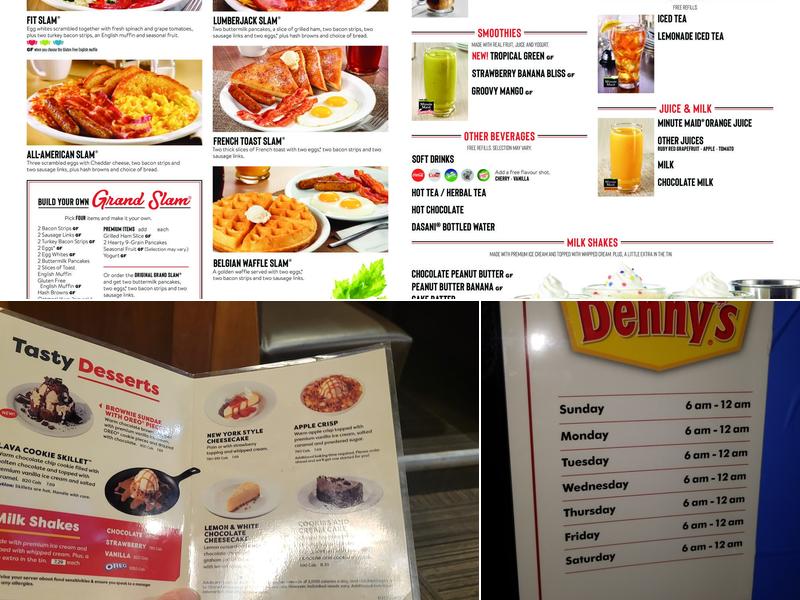 Denny's Menu