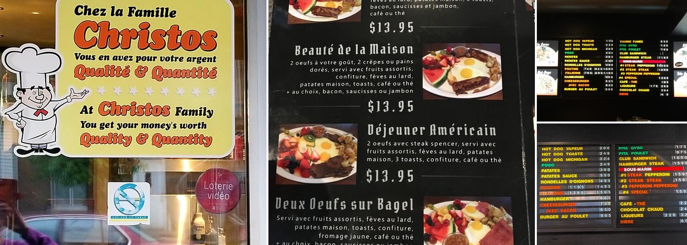 Le Chevalier Blanc Menu