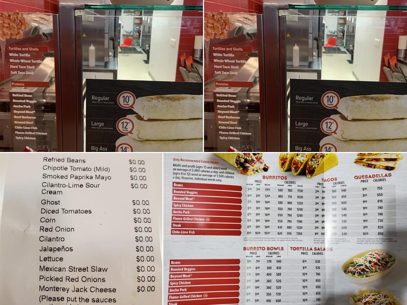 Quesada Burritos & Tacos Menu